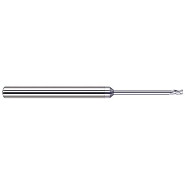 End Mill for Aluminum Alloys - Corner Radius, 0.0620" (1/16), Finish - Machining: ZrN